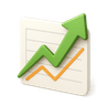 Trending chart icon